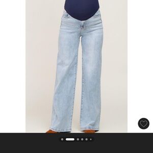 Pinkblush Light Blue Flare & Wide Leg Jeans